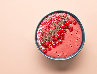 Image showing breakfast smoothie bowl