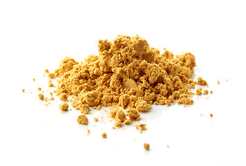 Image showing heap of dried rose hip fruit powder