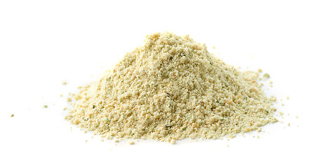 Image showing heap of dried pumpkin powder