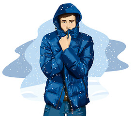 Image showing Man In Down Jacket 02