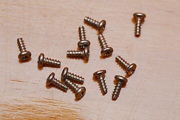 Image showing Screws on a table