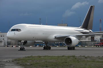 Image showing Freighter cargo plane blank fuselage