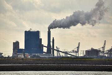 Image showing Smoking power plant