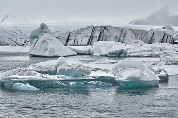 Image showing Glacial lake in Iceland