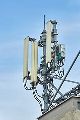 Image showing Transmitter mobile network antennas