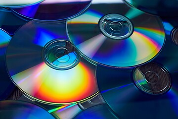 Image showing CD shiny background