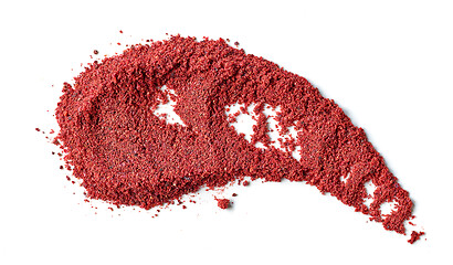 Image showing dried cranberry powder