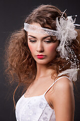 Image showing Young Beautiful Bride