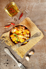 Image showing wheat porridge with pumpkin