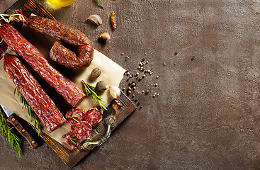 Image showing sausages