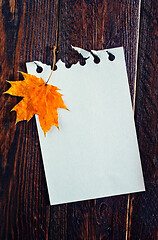 Image showing autumn background