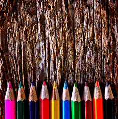 Image showing color pencils