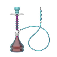 Image showing Colorful and modern hookah