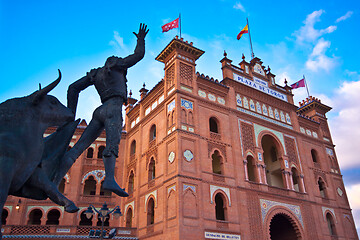 Image showing Bullfighting arena in Madrid, Las Ventas