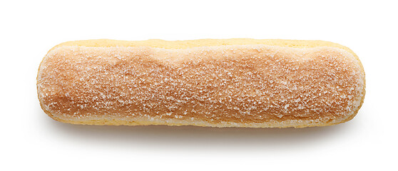 Image showing Ladyfinger cookie isolated on white background