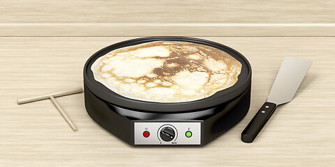 Image showing Electric pancake maker