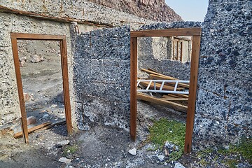 Image showing Abandoned ruins on a remote island