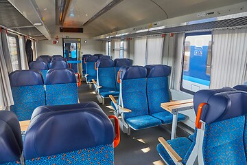 Image showing Passenger Train interior