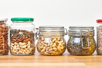 Image showing Mix of nuts and seeds