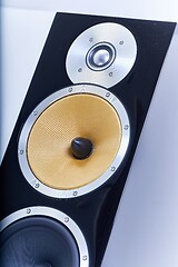 Image showing Hi-fi speaker top detail