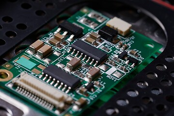 Image showing Circuit board closeup