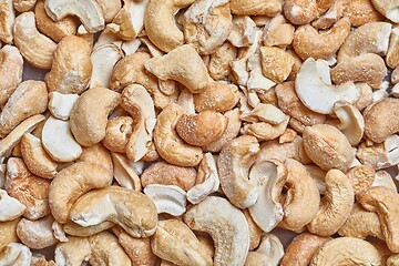 Image showing Cashews in a pile