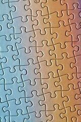 Image showing Jigsaw puzzle background