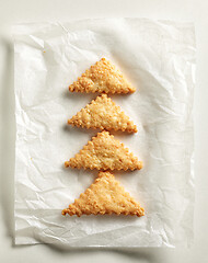 Image showing cheese cookie Christmas tree