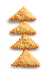 Image showing christmas tree shaped cookies