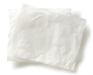 Image showing white baking paper sheets