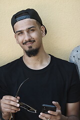 Image showing middle eastern trendy student portrait