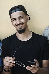Image showing middle eastern trendy student portrait