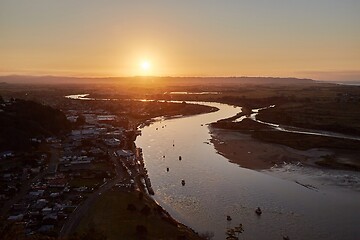 Image showing View of Whakatane in New Zealand