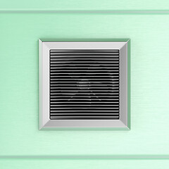 Image showing Silver exhaust fan