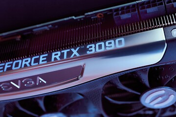 Image showing Nvidia Geforce RTX 3090 GPU graphics card detail