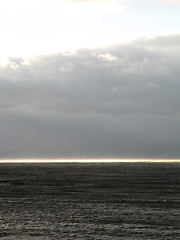 Image showing strip of sun on the ocean