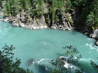 Image showing green river water