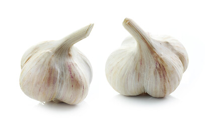 Image showing garlic bulbs on white background