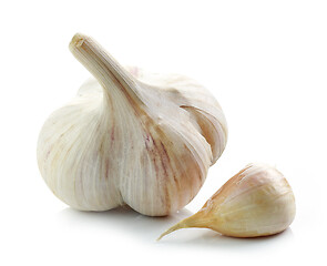 Image showing natural organic garlic