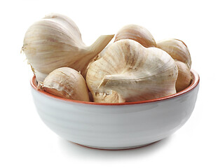 Image showing bowl of garlic