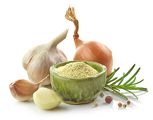 Image showing garlic and onion powder