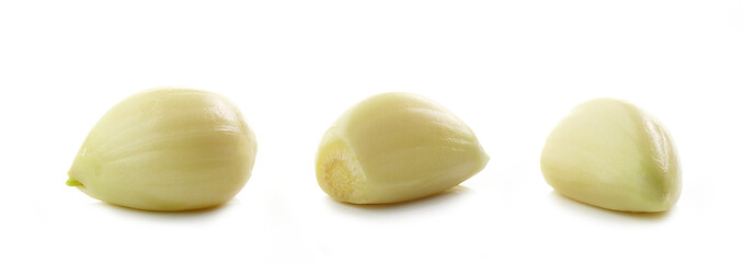 Image showing three garlic cloves