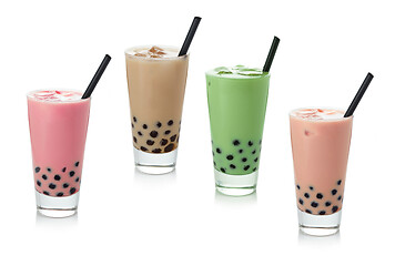 Image showing iced bubble tea