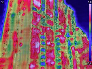 Image showing Thermal image Heat Loss at the Residential building