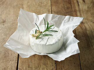 Image showing fresh brie cheese