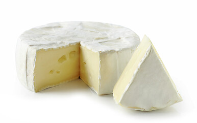 Image showing fresh brie cheese