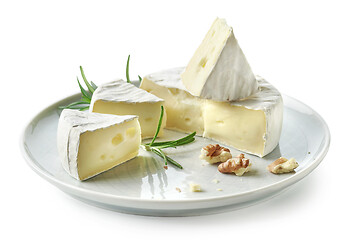 Image showing fresh brie cheese