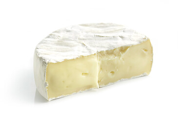 Image showing piece of brie cheese