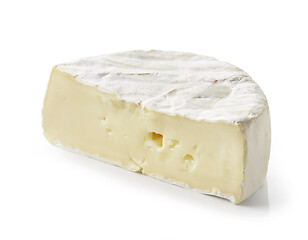 Image showing piece of brie cheese