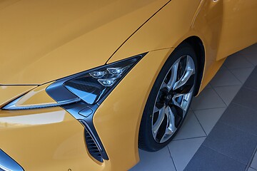 Image showing Lexus LC 500 luxury coupe detail